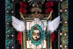 "Ethyl My Love, The Eternal Truth Serum" - 2012 - Mixed media - 20" x 35" - Available - Message for details