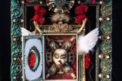"Ethyl My Love, The Eternal Truth Serum" open - 2012 - Mixed media - 20" x 35" - Available - Message for details