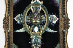 “Gilded Limbo" - 2011 - Mixed media- 10" x 12" - SOLD