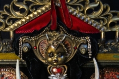 "Inside The House of Love and War" detail - 2012 - Mixed media - 16" x 28" - SOLD