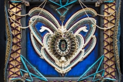 "Kardia Dentata" - 2012 - Mixed media - 23" x 23" - SOLD
