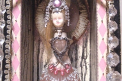 "Heart of Glass" detail - 2010 - Mixed media - 14" x 17" - SOLD