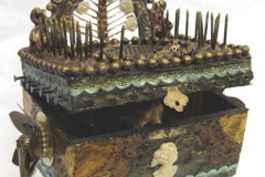 "Right Place, Wrong Time" - 2011 - Mixed media Music Box - 6" x 4 1/2" x 14" - SOLD