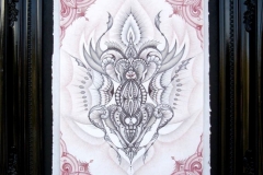 "Nocturne's Flame" framed - 2017